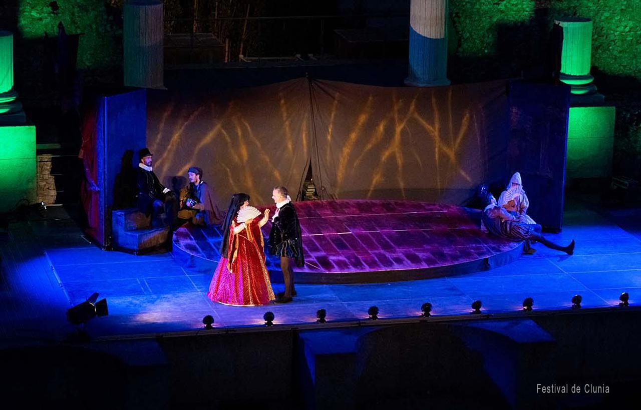 El Marqués de las Navas: vista del escenario en el Festival de Clunia